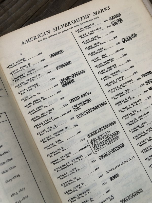 画像14: Vintage The Book of Old Silver English・American・Foreign More Than 20,000 Hallmarks by Seymour B. Wyler Collector Book (A672)