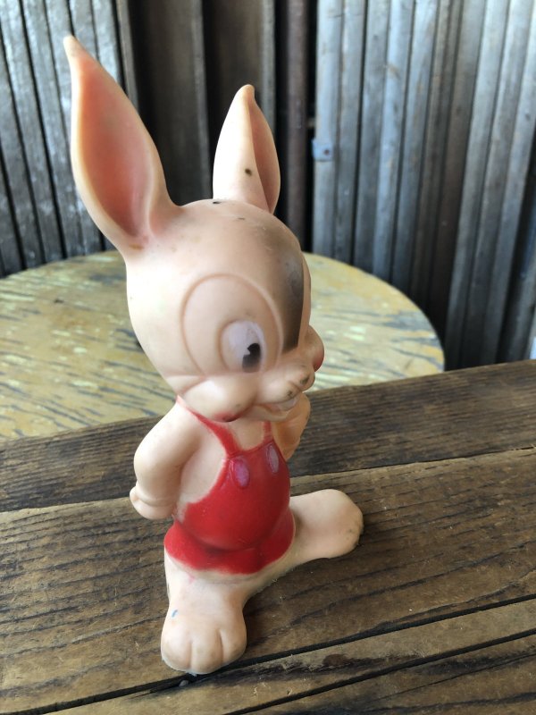 画像4: 50s Vintage Walter Lantz Oswald Rabbit Sun Rubber Squeak Toy (A673)