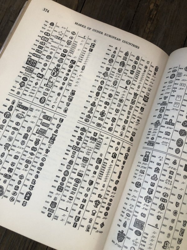 画像13: Vintage The Book of Old Silver English・American・Foreign More Than 20,000 Hallmarks by Seymour B. Wyler Collector Book (A672)