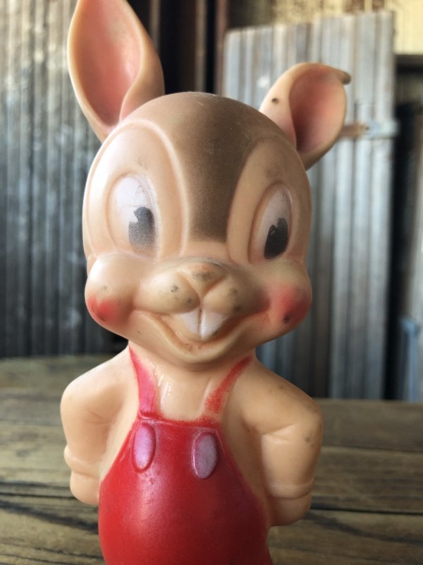 画像7: 50s Vintage Walter Lantz Oswald Rabbit Sun Rubber Squeak Toy (A673)