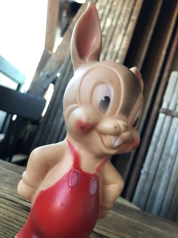 画像6: 50s Vintage Walter Lantz Oswald Rabbit Sun Rubber Squeak Toy (A673)