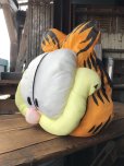 画像2: 90s Play by Play Garfield the Cat Face Plush Pillow (A674) (2)