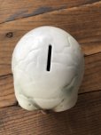 画像5: Vintage Japan Skull Ceramic Coin Bank (A675) (5)
