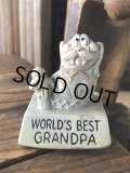 70s Vintage Message Doll WORLD BEST GRANDPA (A676)
