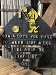 画像1: Vintage Hanna Barbara Augie Doggie Cast Iron Trivet or Wall Decor (A675) (1)