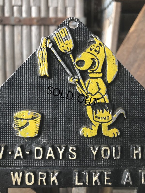画像5: Vintage Hanna Barbara Augie Doggie Cast Iron Trivet or Wall Decor (A675)