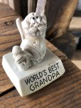 画像5: 70s Vintage Message Doll WORLD BEST GRANDPA (A676) (5)