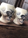 画像9: Vintage Skull Ceramic Salt/Pepper Mugs Japan (A676) (9)