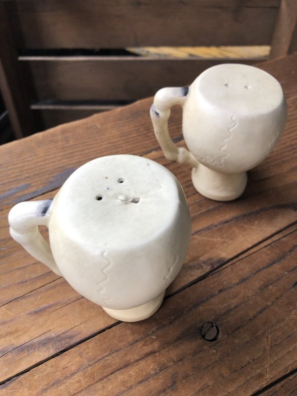 画像6: Vintage Skull Ceramic Salt/Pepper Mugs Japan (A676)