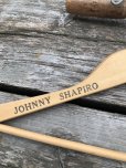 画像2: Vintage USA Advertising Wood Hanger JOHNNY SHAPIRO (A694) (2)