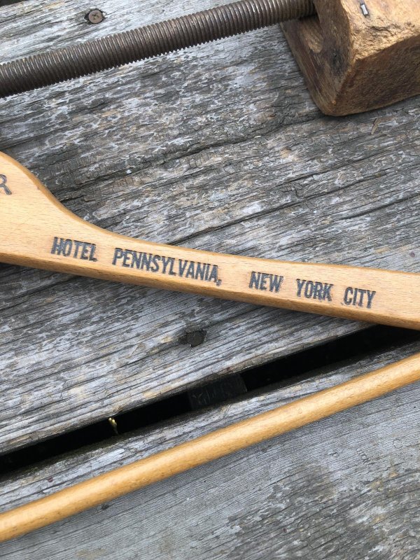 画像4: Vintage USA Advertising Wood Hanger HOTEL STAR (A692)