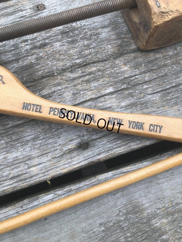 画像4: Vintage USA Advertising Wood Hanger HOTEL STAR (A692)