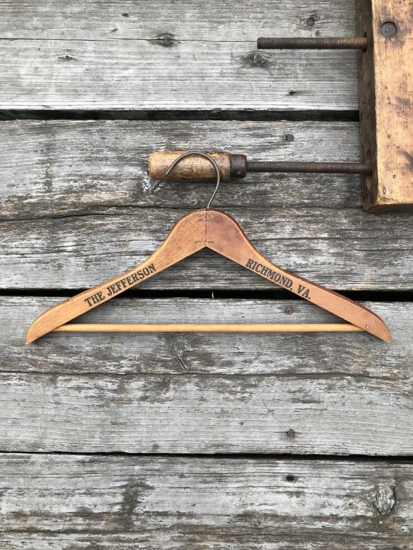 画像1: Vintage USA Advertising Wood Hanger THE JEFFERSON (A685)