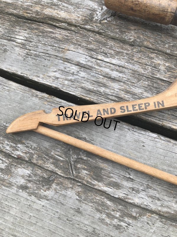 画像2: Vintage USA Advertising Wood Hanger PULLMAN (A683)