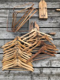 Vintage USA Advertising Wood Hanger HOTEL STATLER (A681)