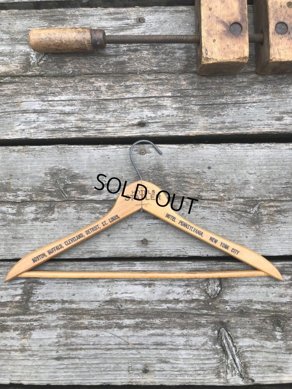 画像5: Vintage USA Advertising Wood Hanger HOTEL STAR (A692)