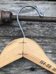 画像3: Vintage USA Advertising Wood Hanger B&B CLOTHES SHOP (A691) (3)