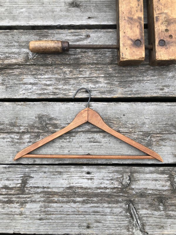 画像5: Vintage USA Advertising Wood Hanger UNIFORMS (A687)