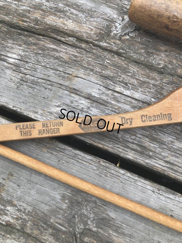 画像2: Vintage USA Advertising Wood Hanger LITTLE FALLS (A684)