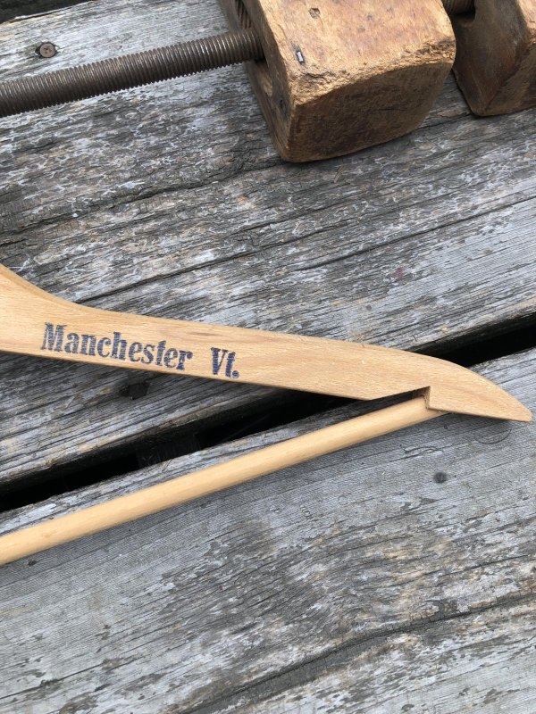 画像4: Vintage USA Advertising Wood Hanger AAA (A690)
