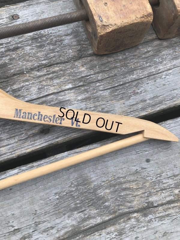 画像4: Vintage USA Advertising Wood Hanger AAA (A690)