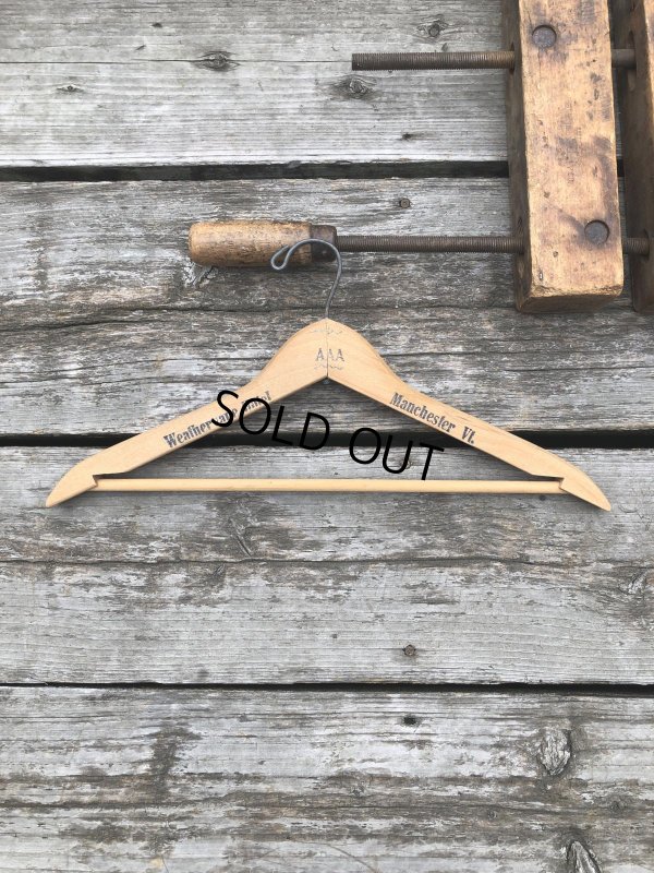 画像1: Vintage USA Advertising Wood Hanger AAA (A690)
