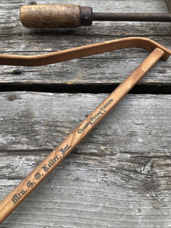 画像4: Vintage USA Advertising Wood Hanger Mrs.G.O.Keller,Inc (A679)