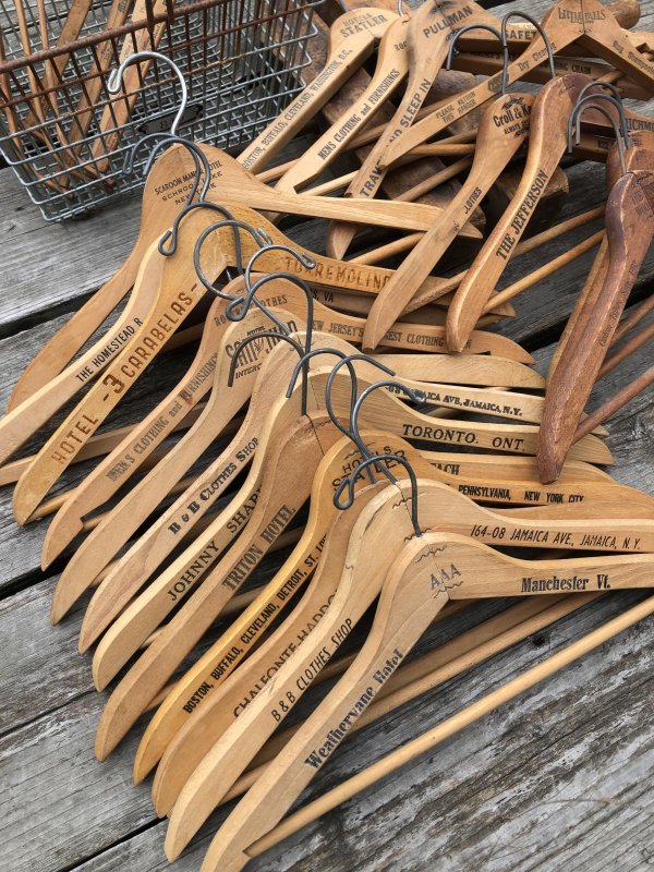 画像7: Vintage USA Advertising Wood Hanger HOTEL STAR (A692)
