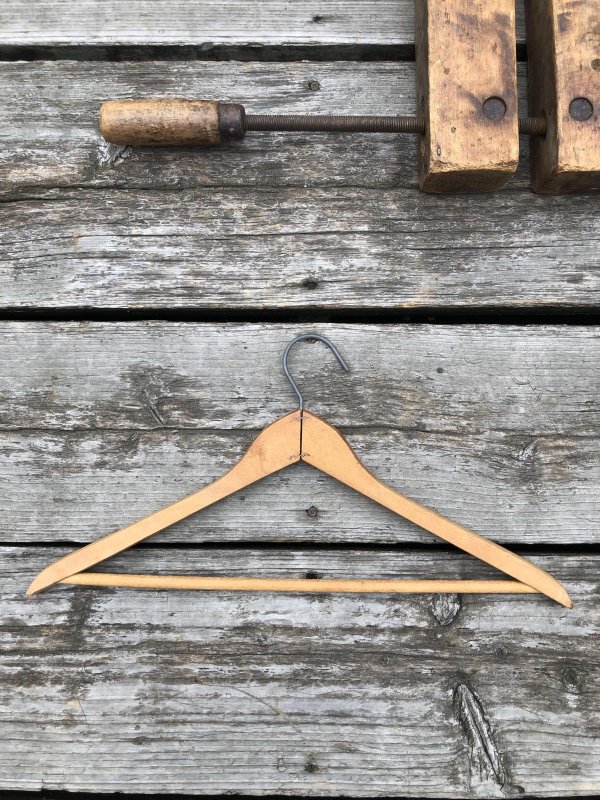 画像5: Vintage USA Advertising Wood Hanger LITTLE FALLS (A684)