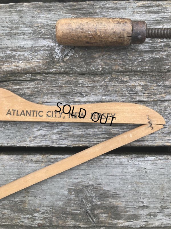 画像6: Vintage USA Advertising Wood Hanger CHALFONTE-HADDON HALL (A701)