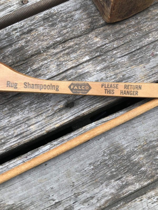 画像4: Vintage USA Advertising Wood Hanger LITTLE FALLS (A684)