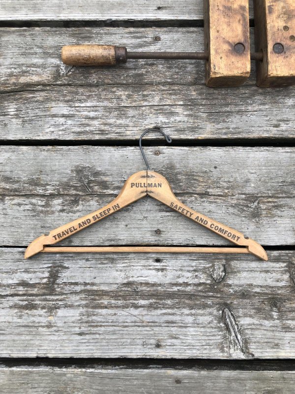 画像5: Vintage USA Advertising Wood Hanger PULLMAN (A683)