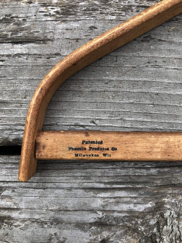画像2: Vintage USA Advertising Wood Hanger Mrs.G.O.Keller,Inc (A680)