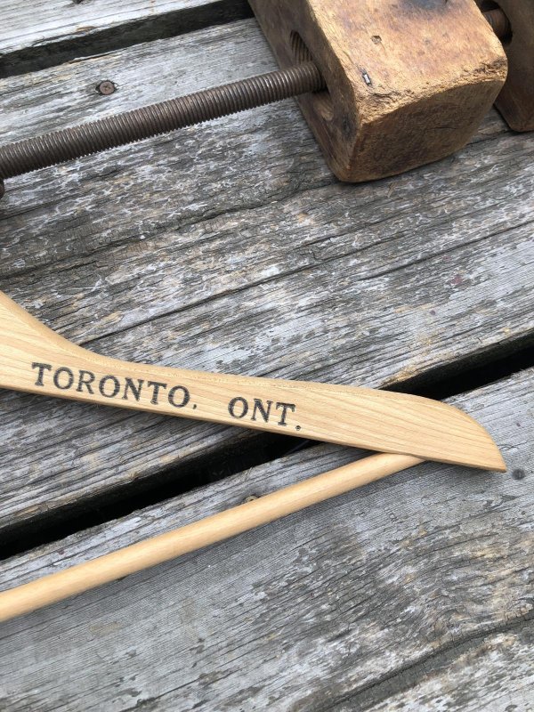 画像4: Vintage USA Advertising Wood Hanger JOHNNY SHAPIRO (A694)