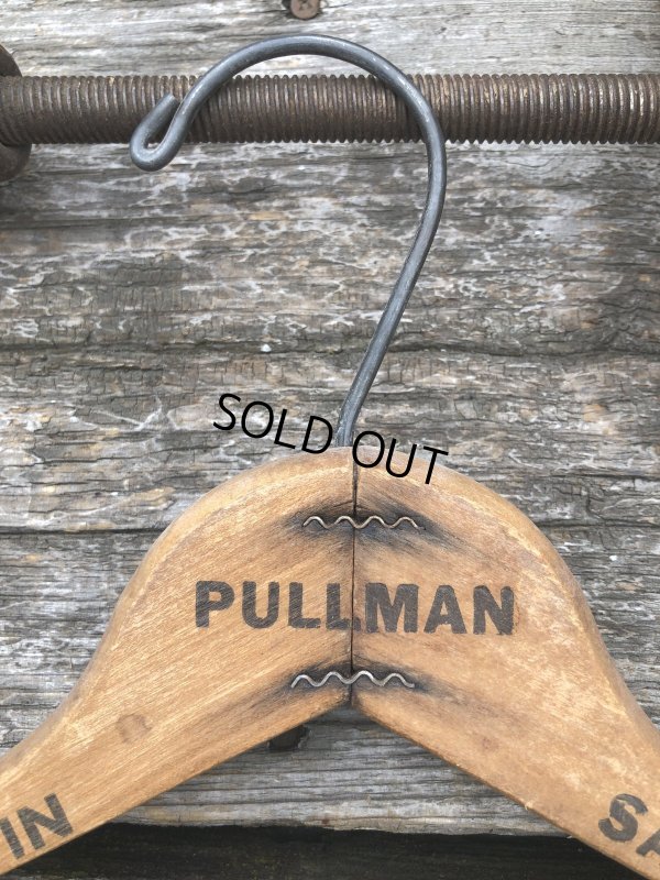 画像3: Vintage USA Advertising Wood Hanger PULLMAN (A683)