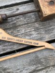 画像4: Vintage USA Advertising Wood Hanger ROGERS CLOTHES (A682) (4)