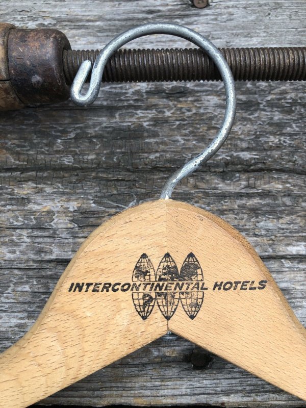 画像4: Vintage USA Advertising Wood Hanger INTERCONTINENTAL HOTEL SAN JUAN (A696)