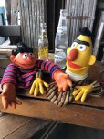 画像13: 70s Vintage Sesame Street Hand Puppet Doll Ernie Bert Set (A705)  (13)