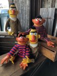 画像12: 70s Vintage Sesame Street Hand Puppet Doll Ernie Bert 1st Ver. Set (A704)  (12)