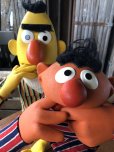 画像8: 70s Vintage Sesame Street Hand Puppet Doll Ernie Bert 1st Ver. Set (A704)  (8)