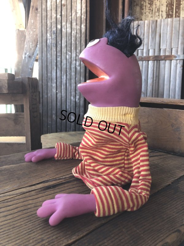 画像2: 70s Vintage Sesame Street Roosevelt Franklin Hand Puppet (A706) 