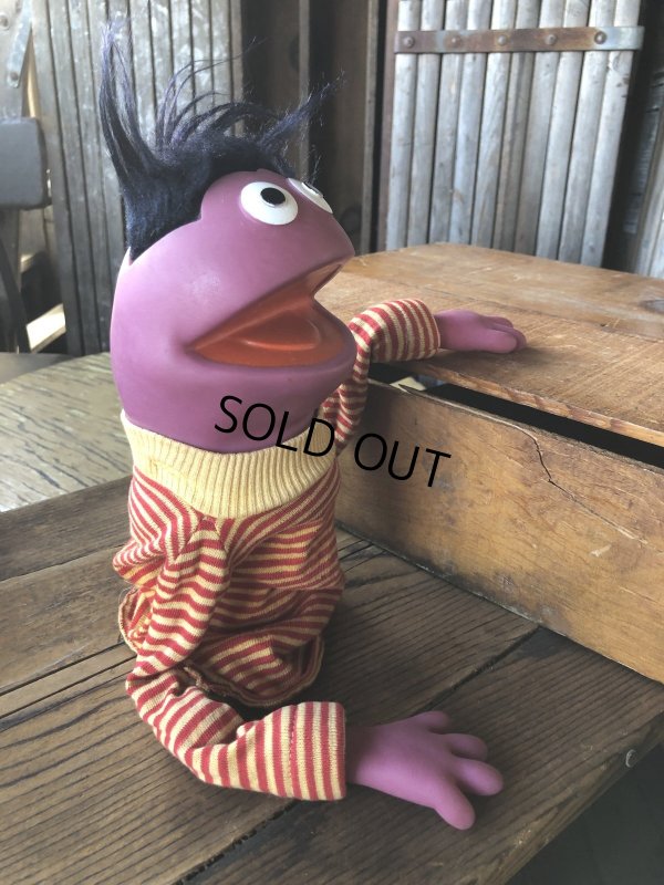 画像4: 70s Vintage Sesame Street Roosevelt Franklin Hand Puppet (A706) 