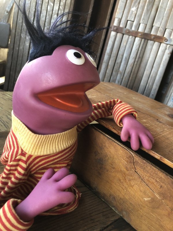 画像7: 70s Vintage Sesame Street Roosevelt Franklin Hand Puppet (A706) 