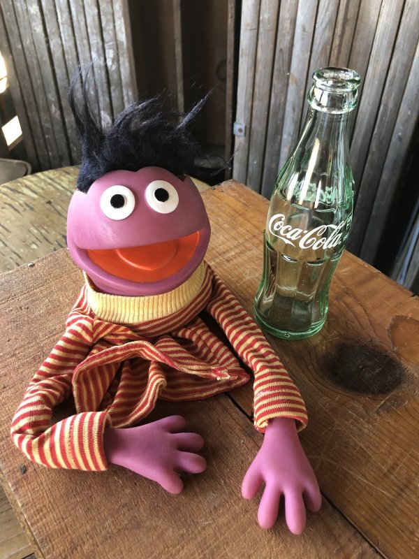画像9: 70s Vintage Sesame Street Roosevelt Franklin Hand Puppet (A706) 