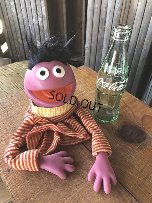 画像9: 70s Vintage Sesame Street Roosevelt Franklin Hand Puppet (A706) 