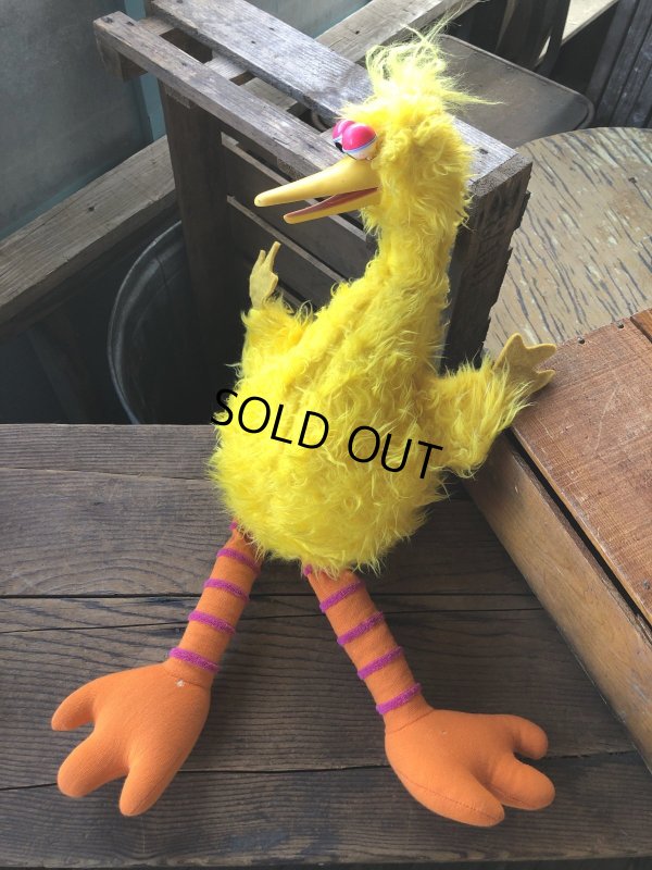 画像12: 70s Vintage Sesame Street Big Bird Plush Doll (A707)