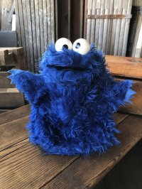 70s Vintage Sesame Street Cookie Monster Hand Puppet (A708) 