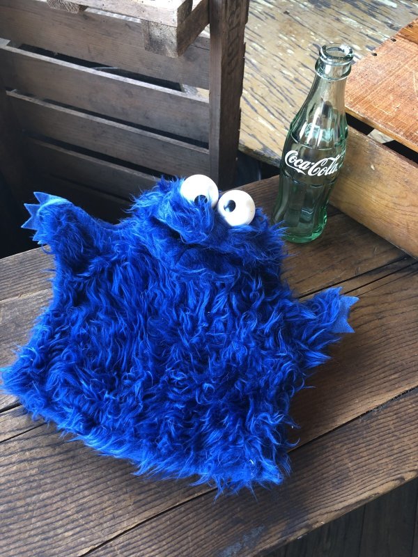 画像6: 70s Vintage Sesame Street Cookie Monster Hand Puppet (A708) 