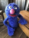 画像1: 70s Vintage Sesame Street  Grover Hand Puppet (A710)  (1)