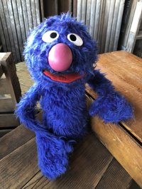 70s Vintage Sesame Street  Grover Hand Puppet (A710) 